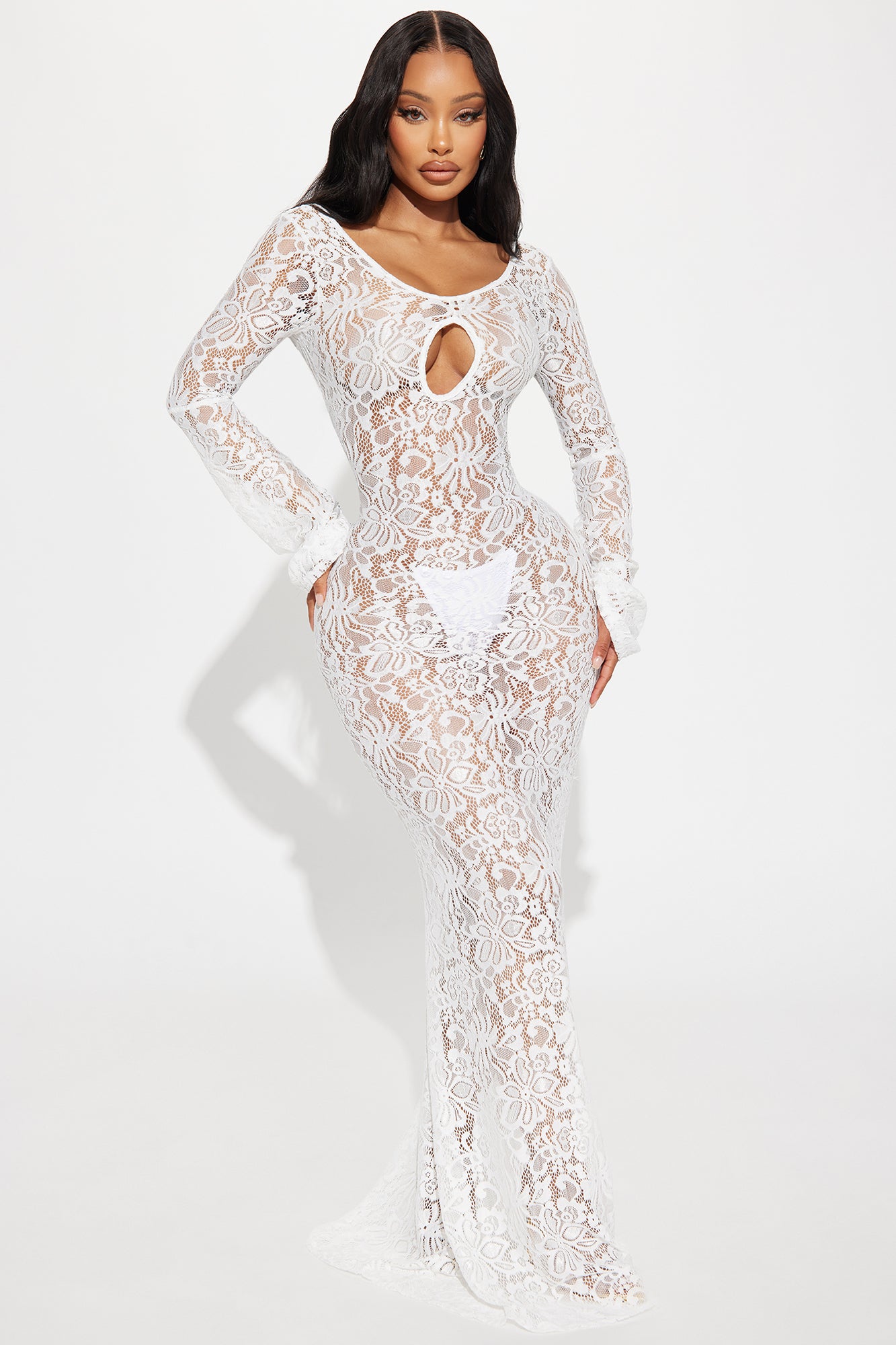 Maxi Dress (White) image 2