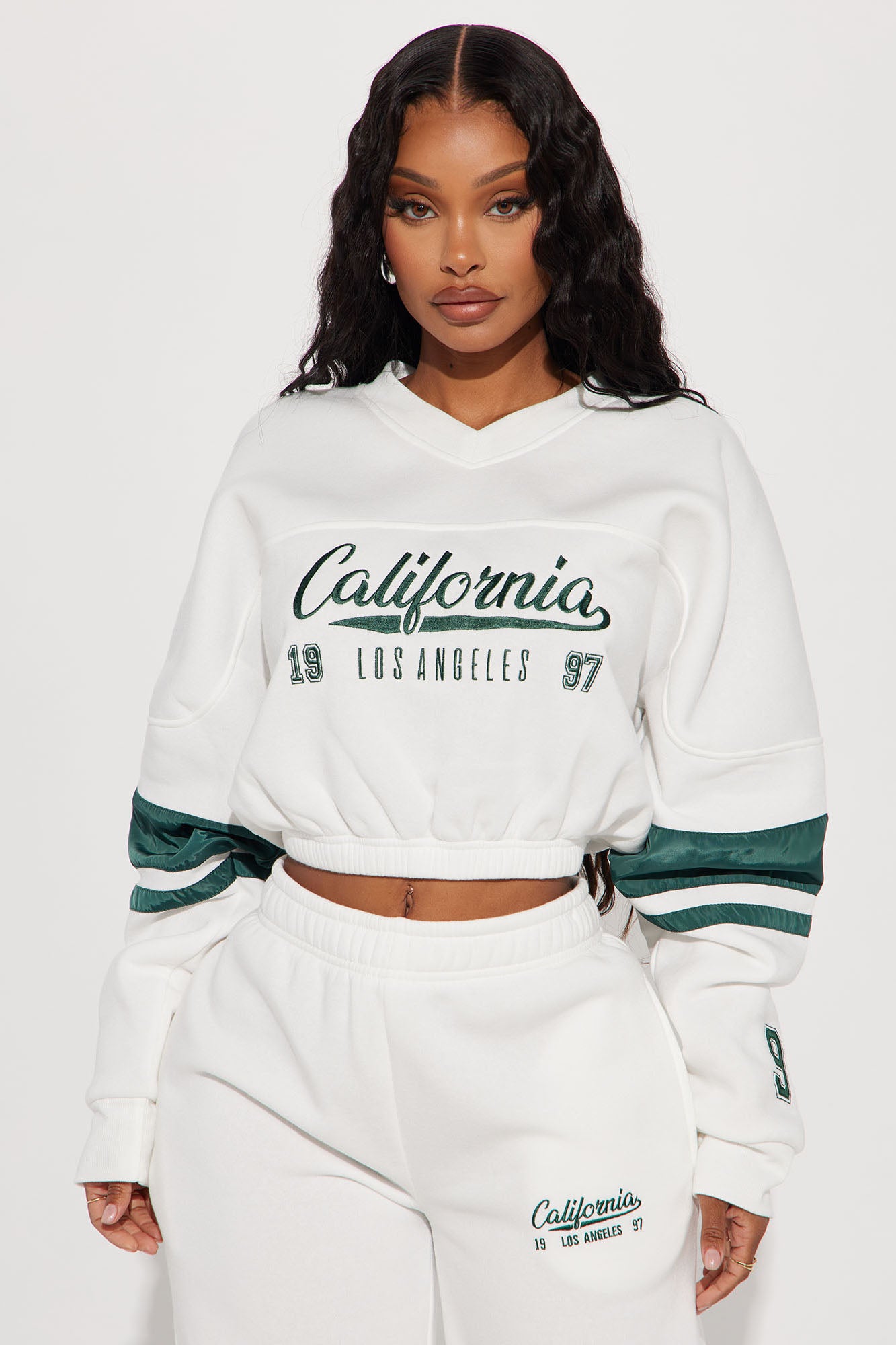California Dreaming Athletic Sweatshirt (White)