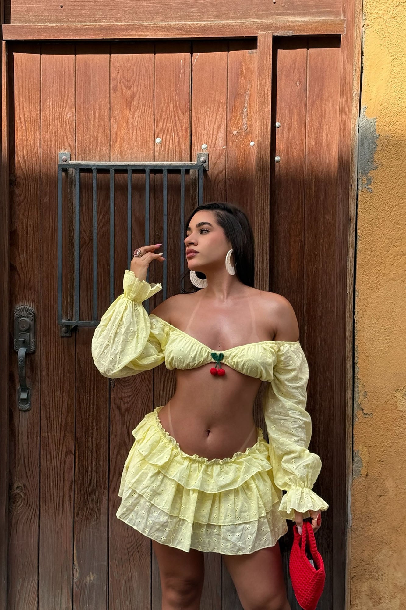 Mini Skirt Set (Yellow)