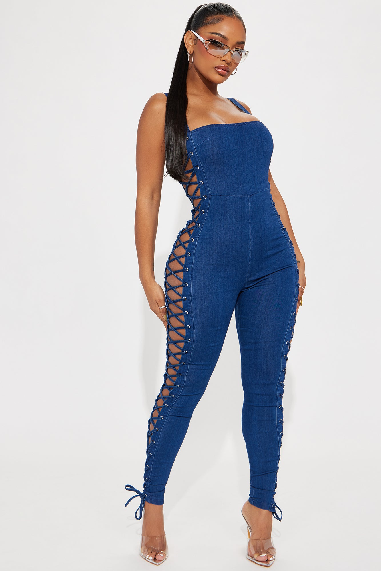 Denim Jumpsuit (Dark Wash)