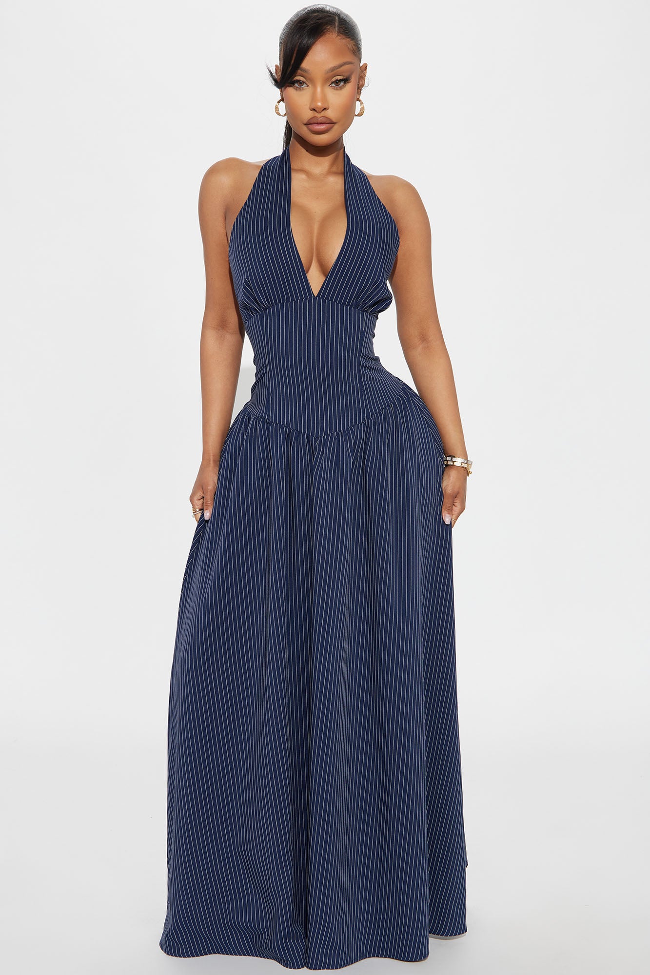 Maxi Dress (Navy/combo)