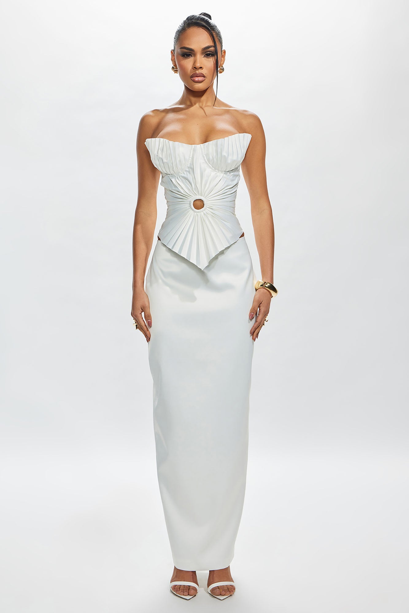 Maxi Skirt (White) image 5