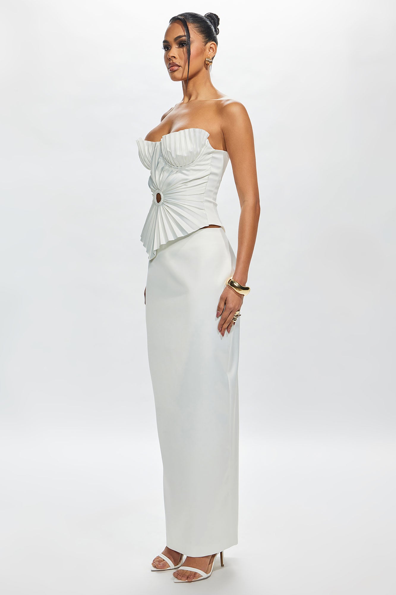 Maxi Skirt (White) image 6
