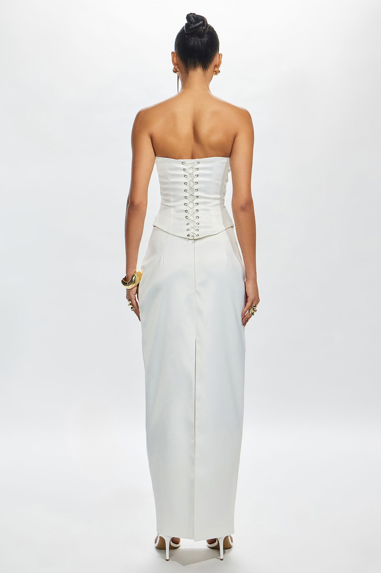 Maxi Skirt (White) image 8
