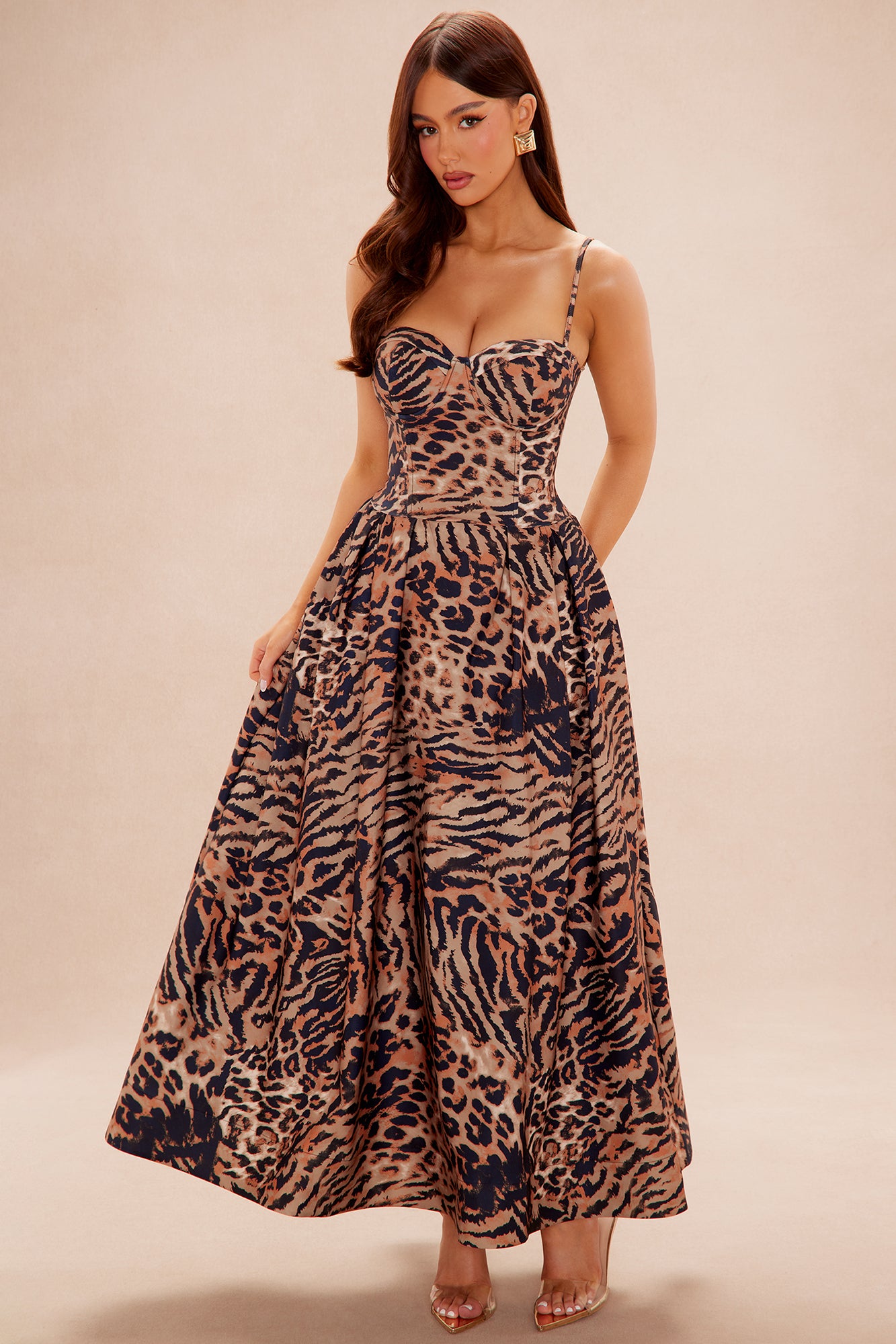 Maxi Dress (Leopard)