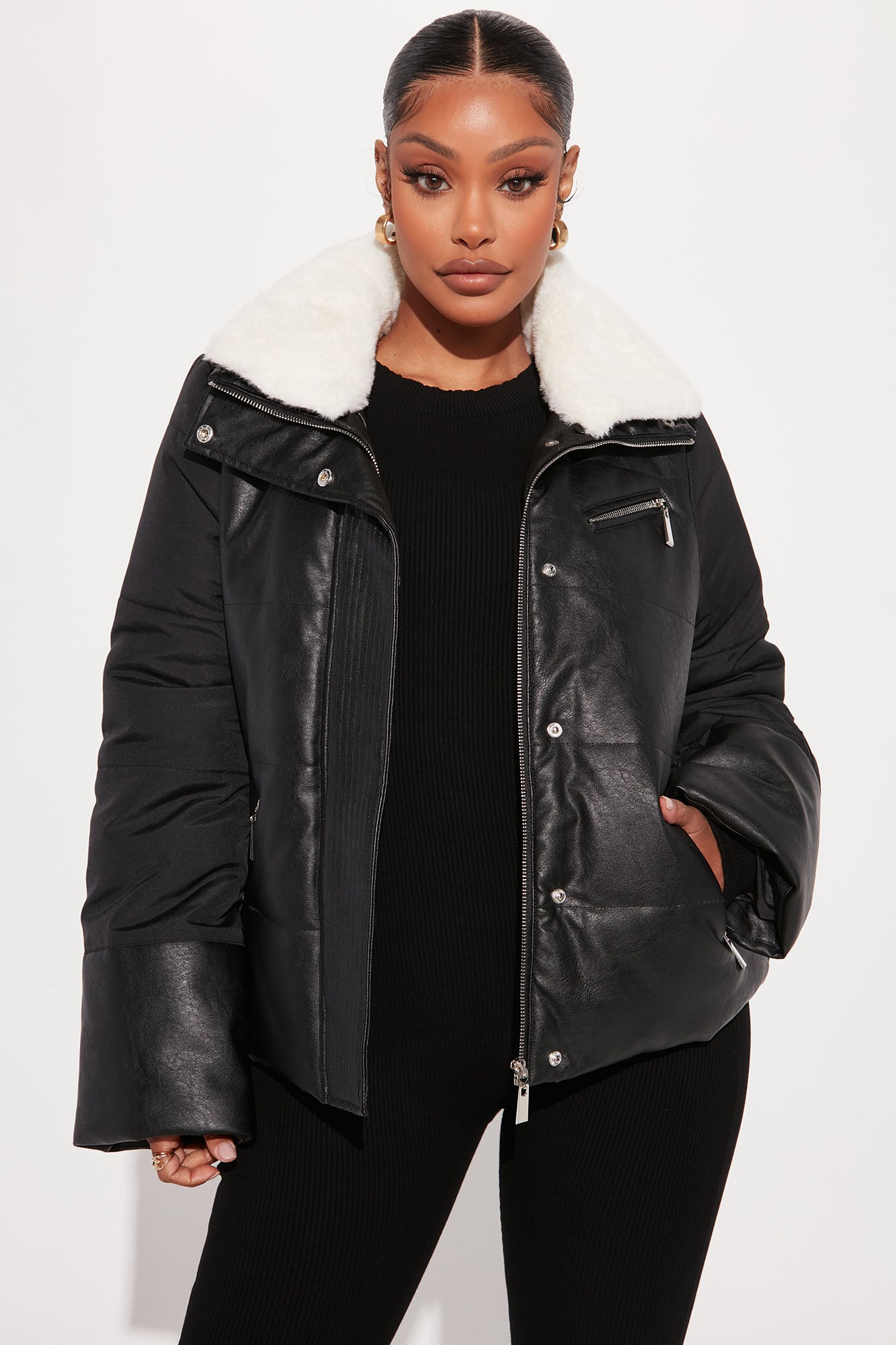 Puffer Jacket (Black)