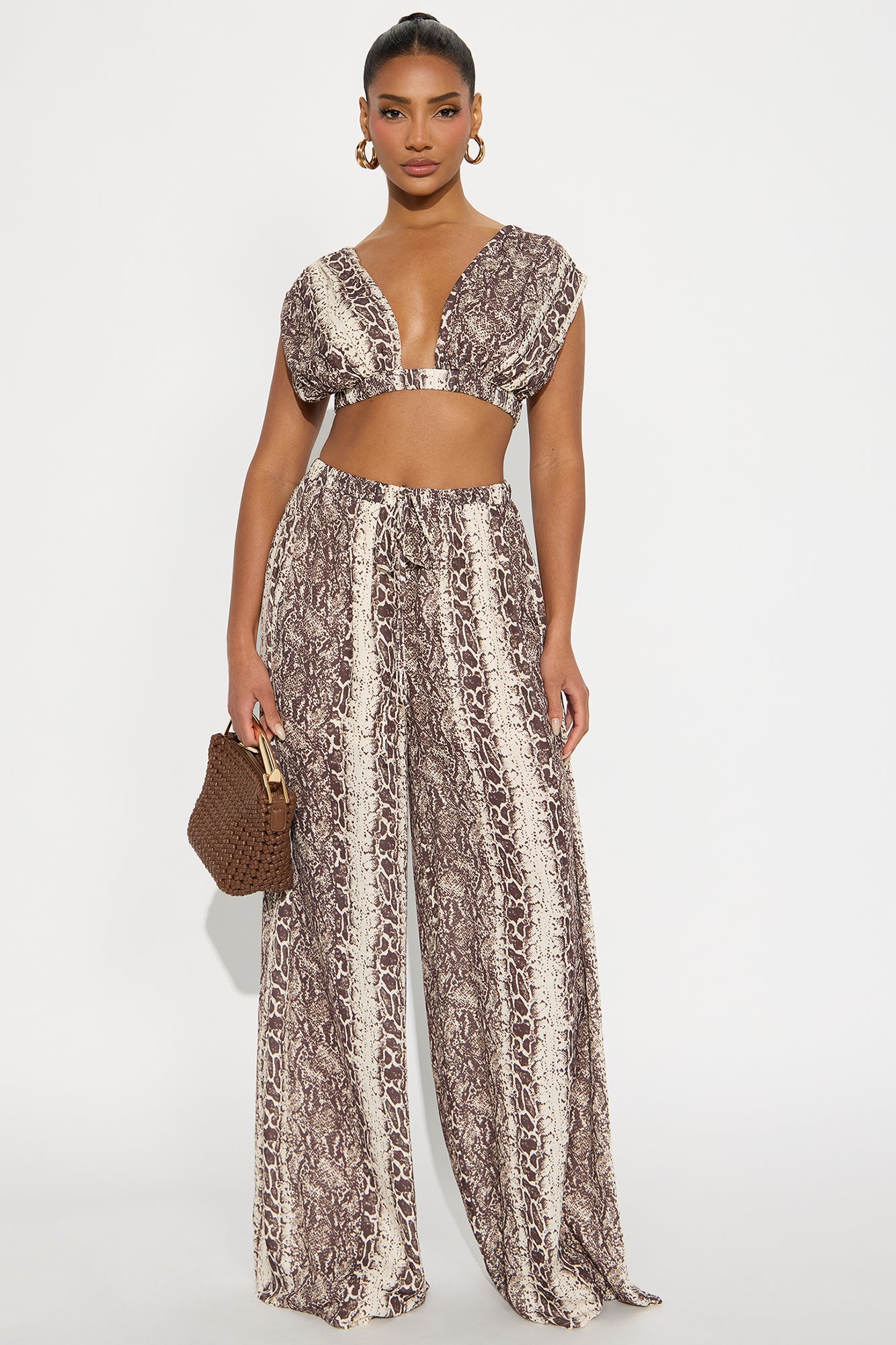 Pant Set (Taupe/combo)