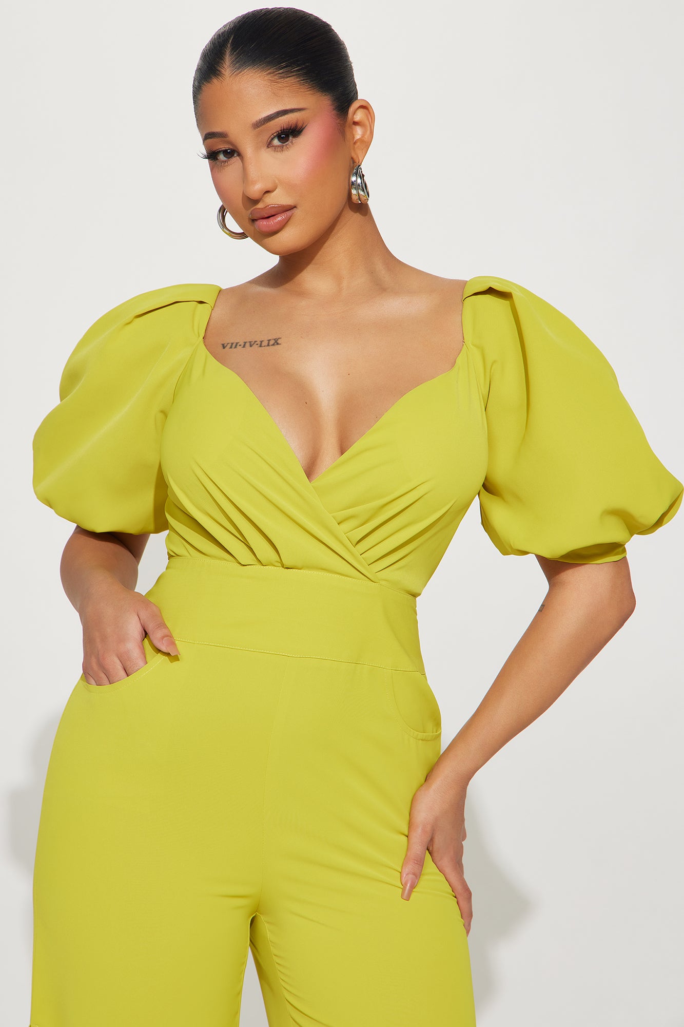 Jumpsuit (Chartreuse) image 2