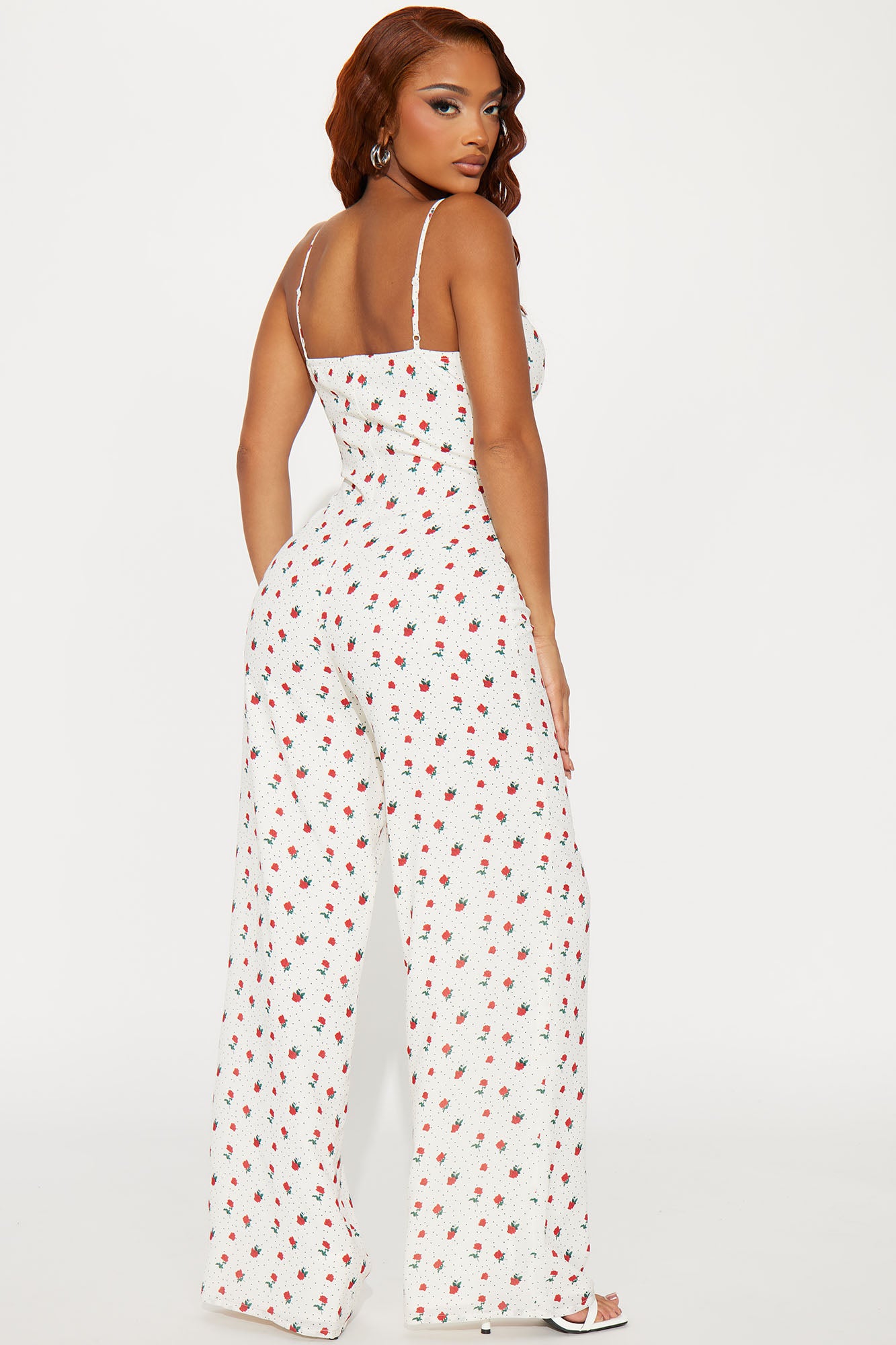 Jumpsuit (Red/combo) image 3