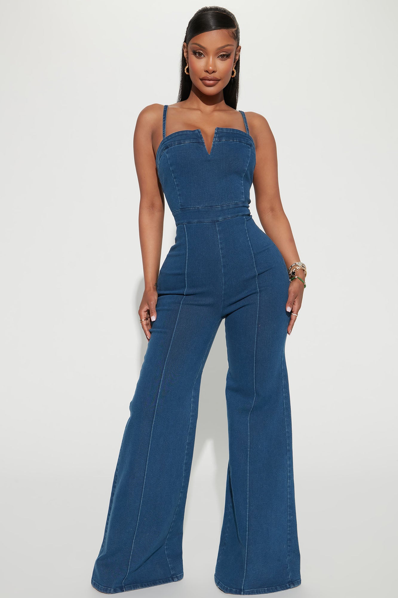 Denim Jumpsuit (Denim)