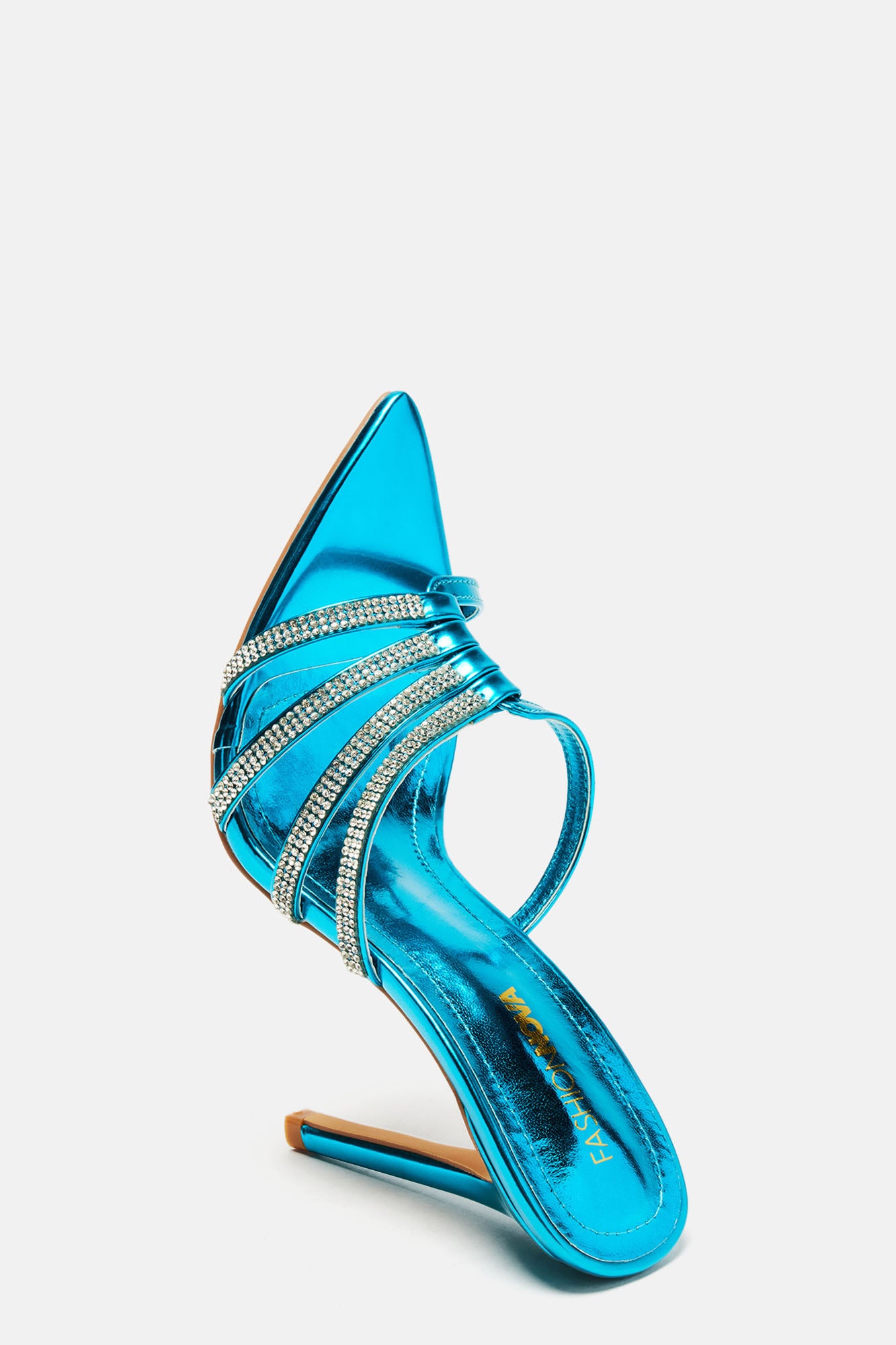 Simply Perfect Heeled Sandals (Blue)