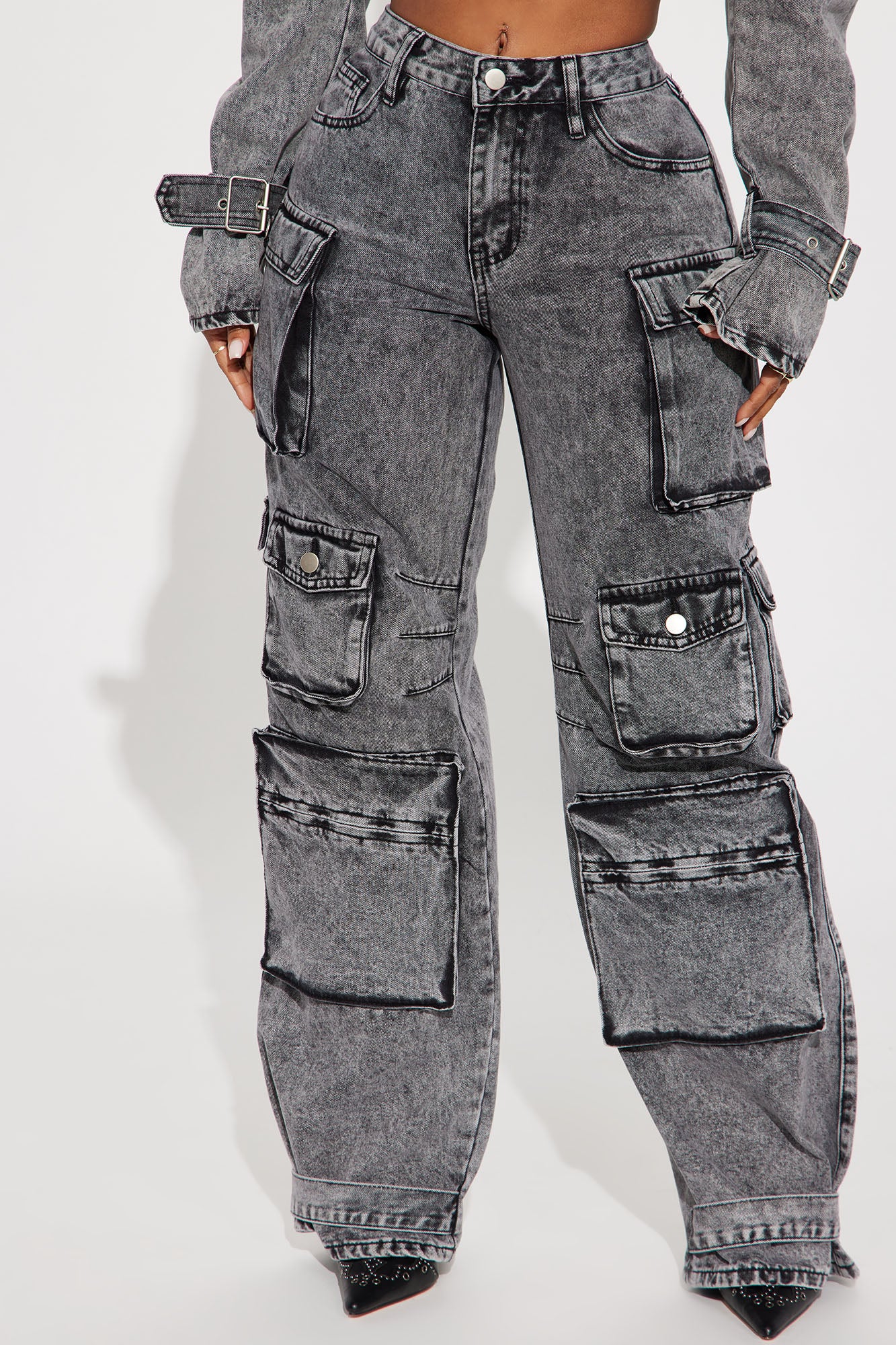 Jeans (Acid Wash Black) image 2