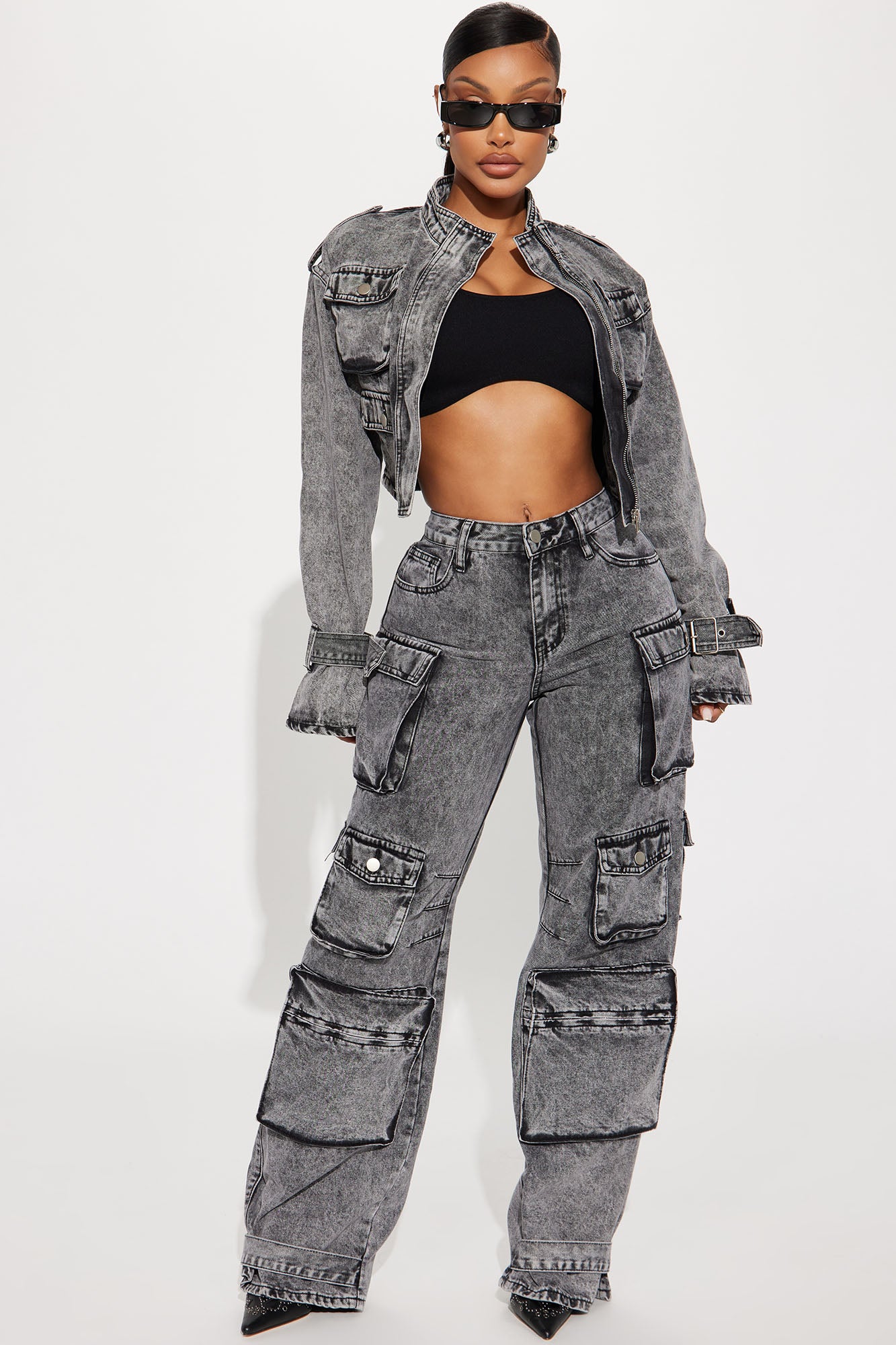 Jeans (Acid Wash Black) image 3
