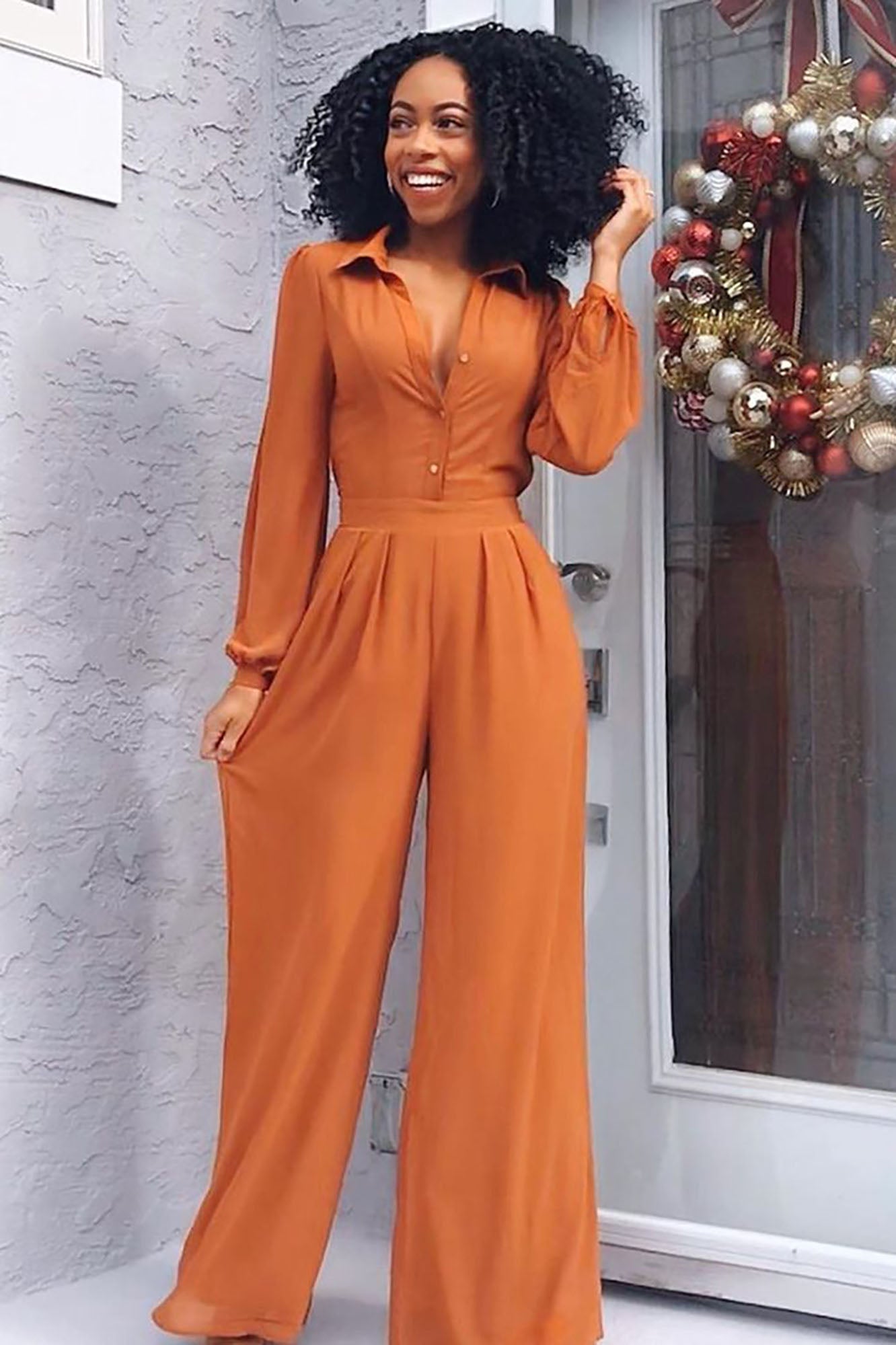 Jumpsuit (Cognac) image 2