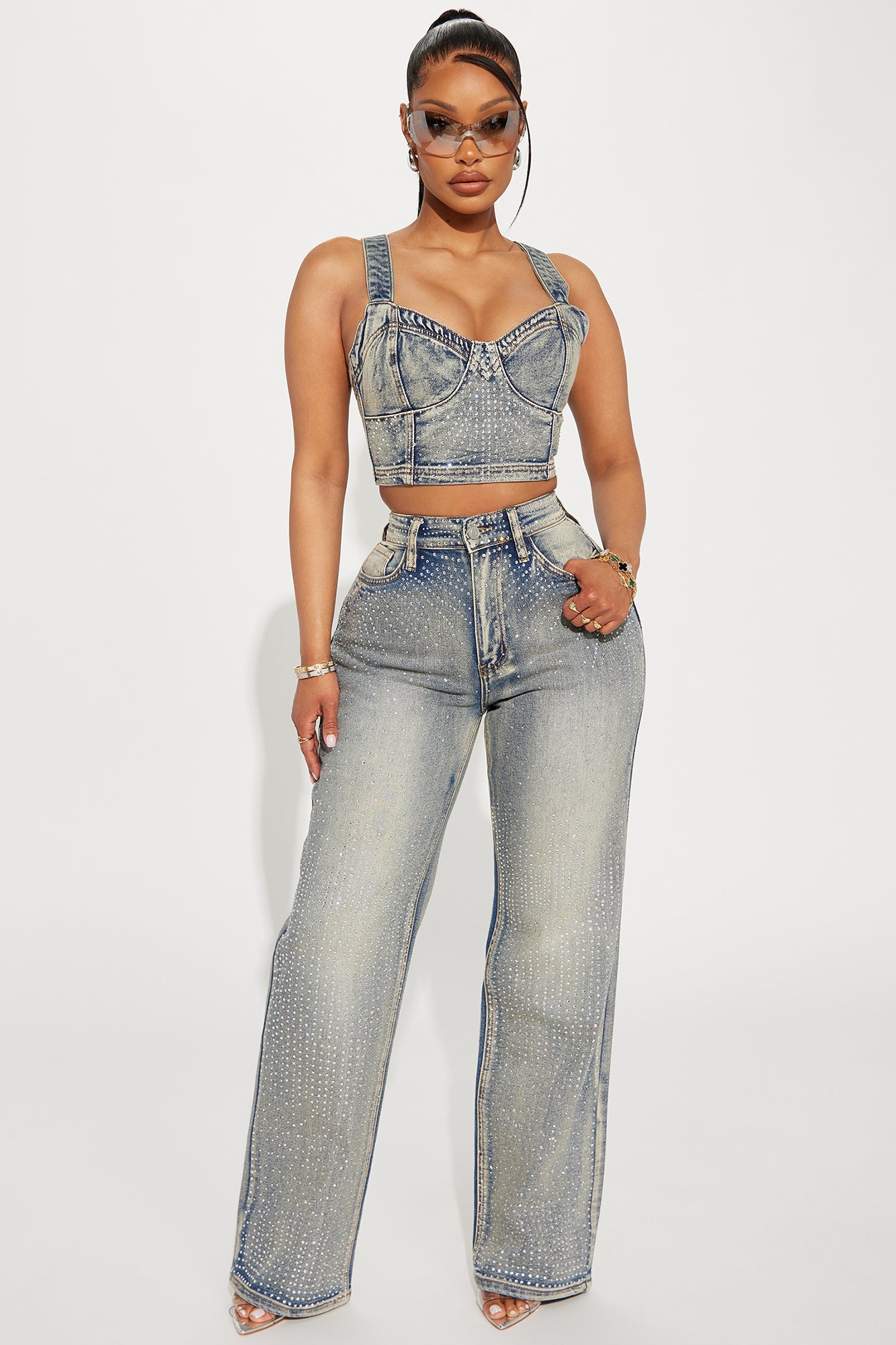 Denim Top (Vintage Wash) image 2