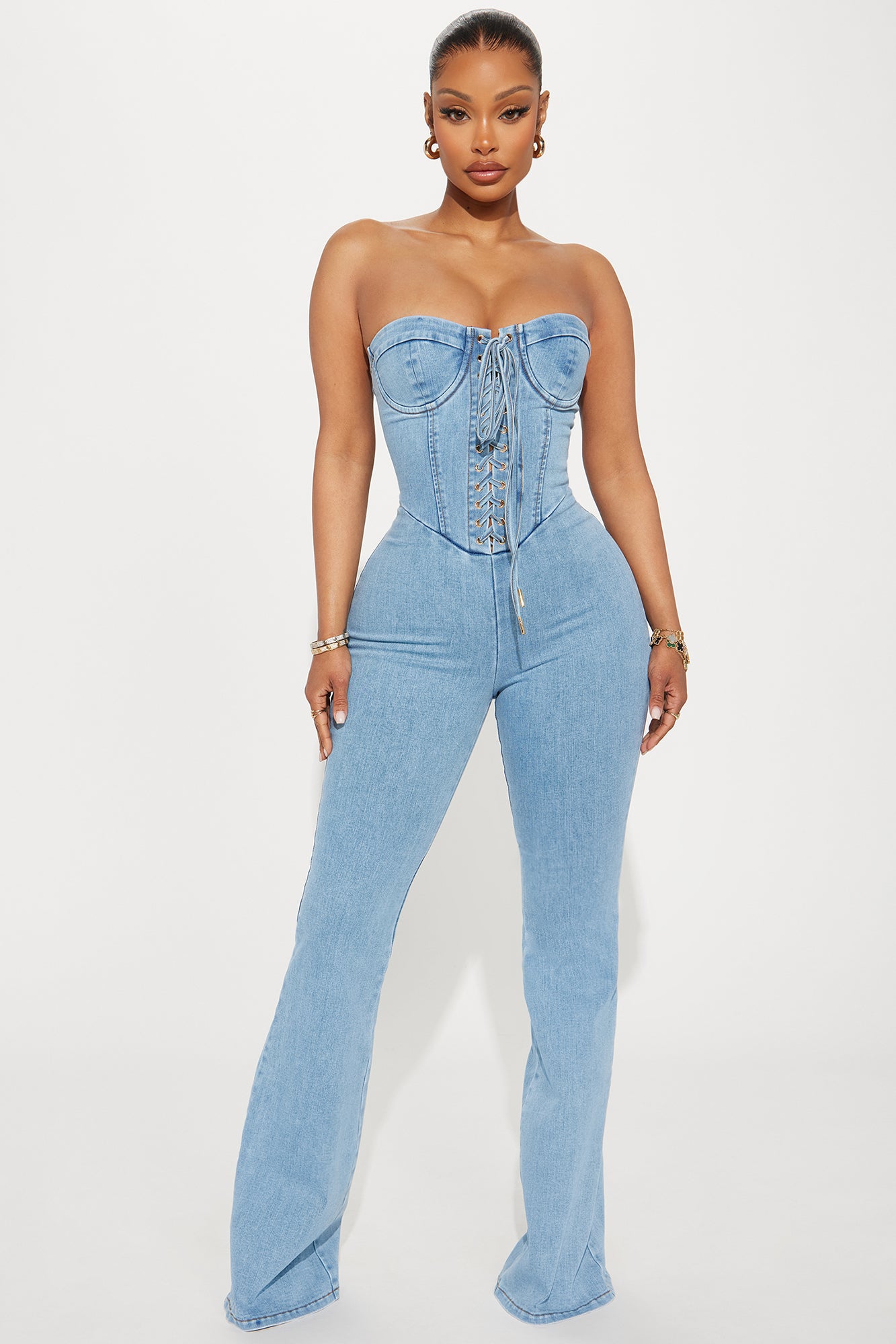 Denim Jumpsuit (Light Wash)