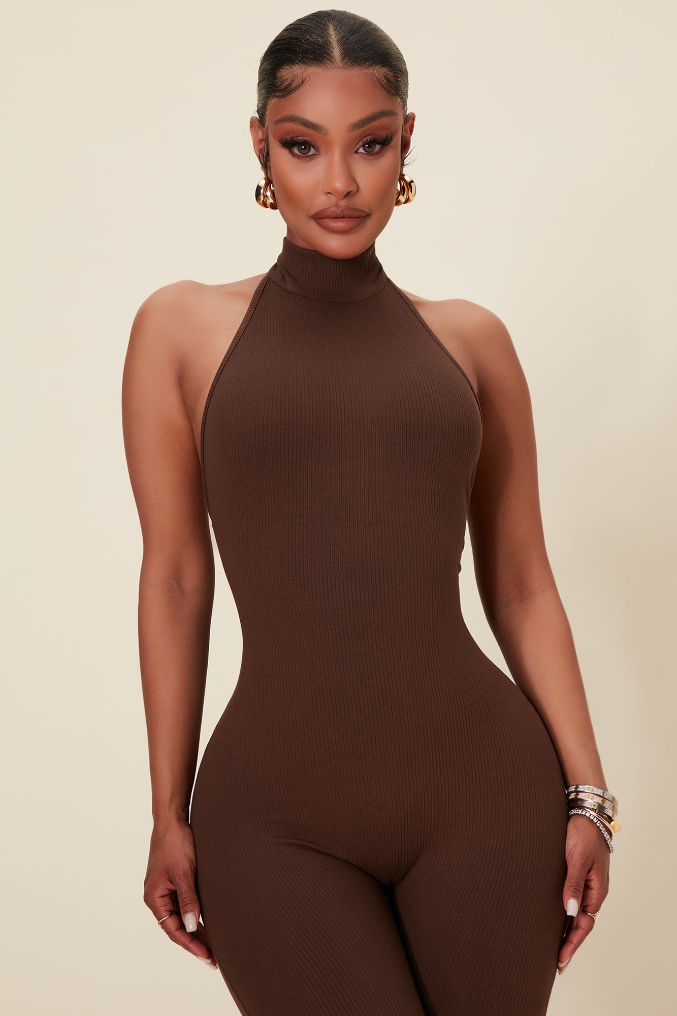 Jumpsuit (Brown) image 3