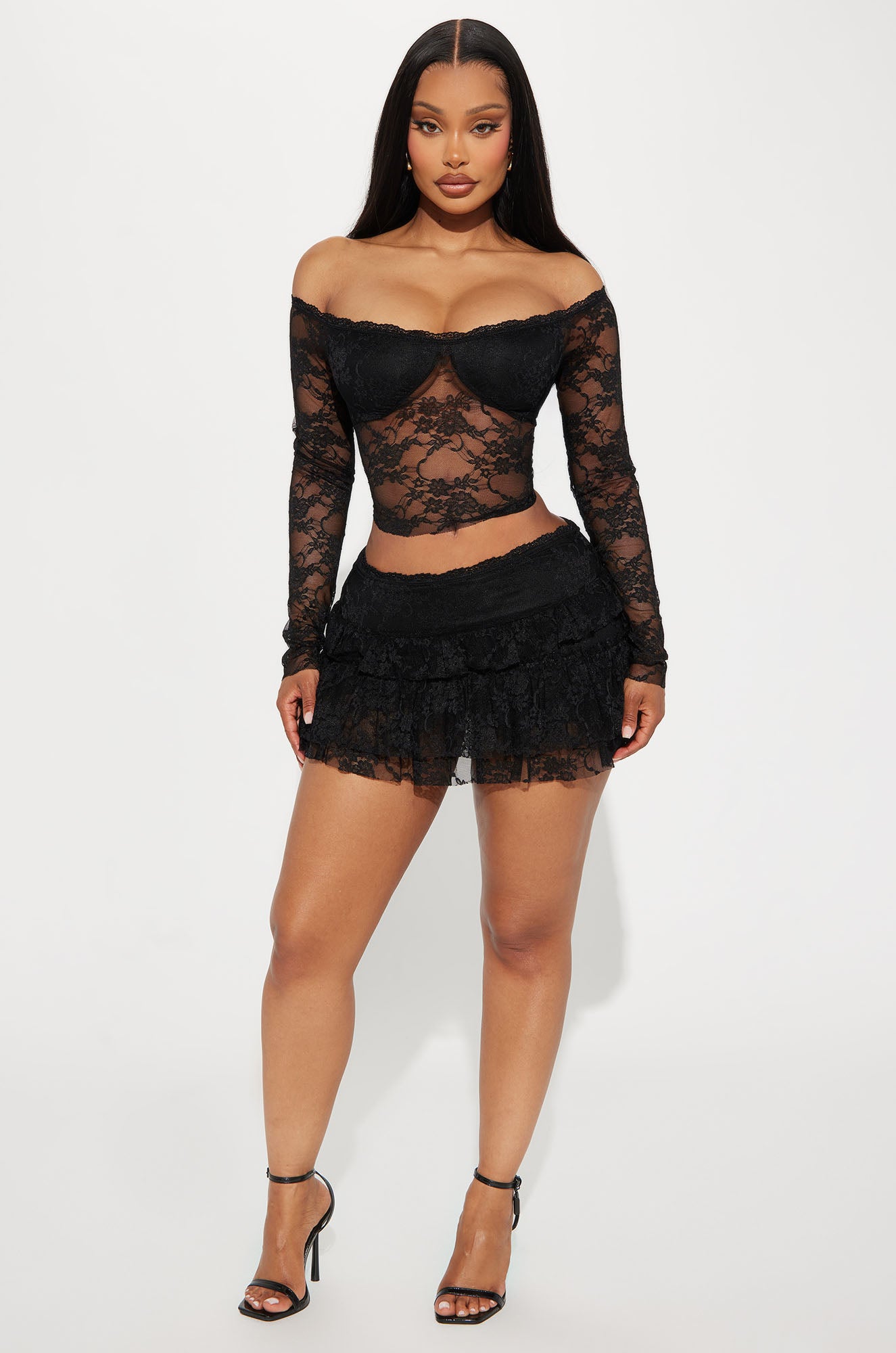 Skirt Set (Black) image 2