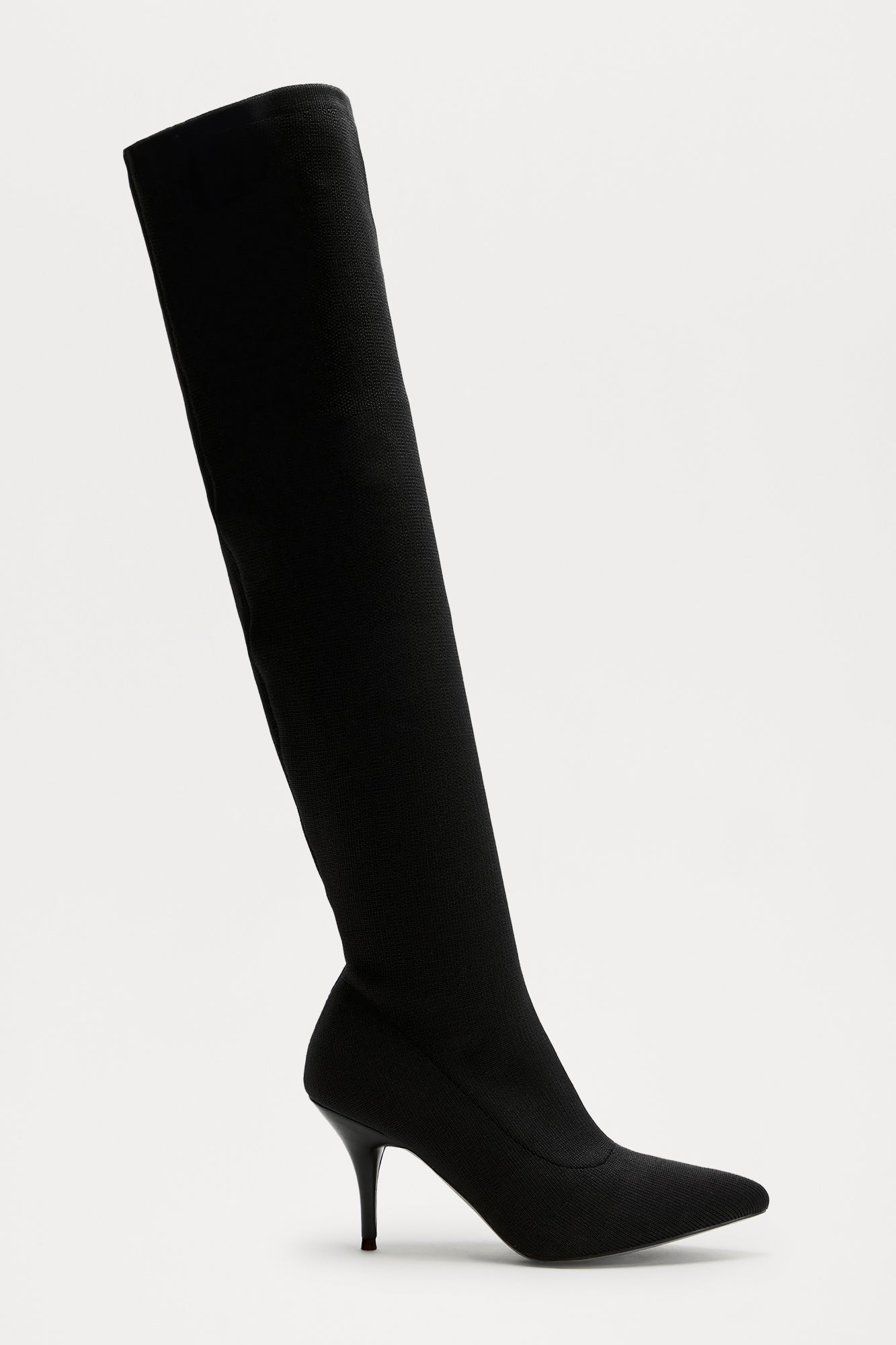 Kiara Thigh High Boots (Black)