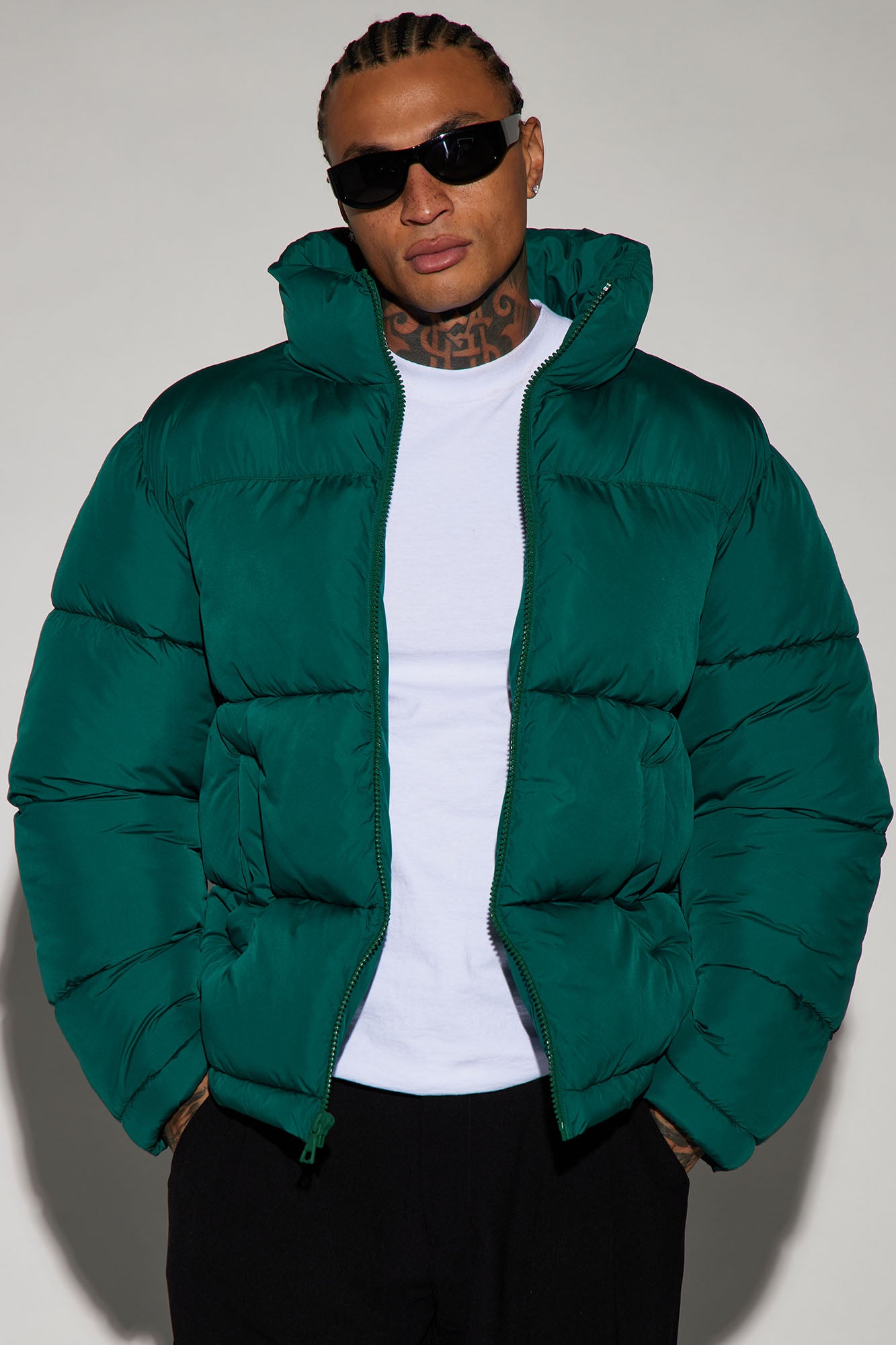 Puffer Jacket (Kelly Green)