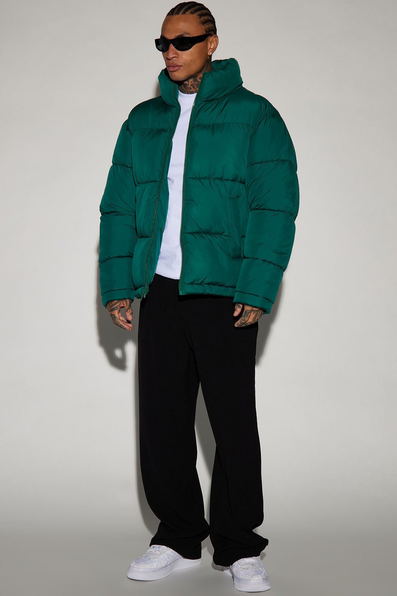 Puffer Jacket (Kelly Green) image 2