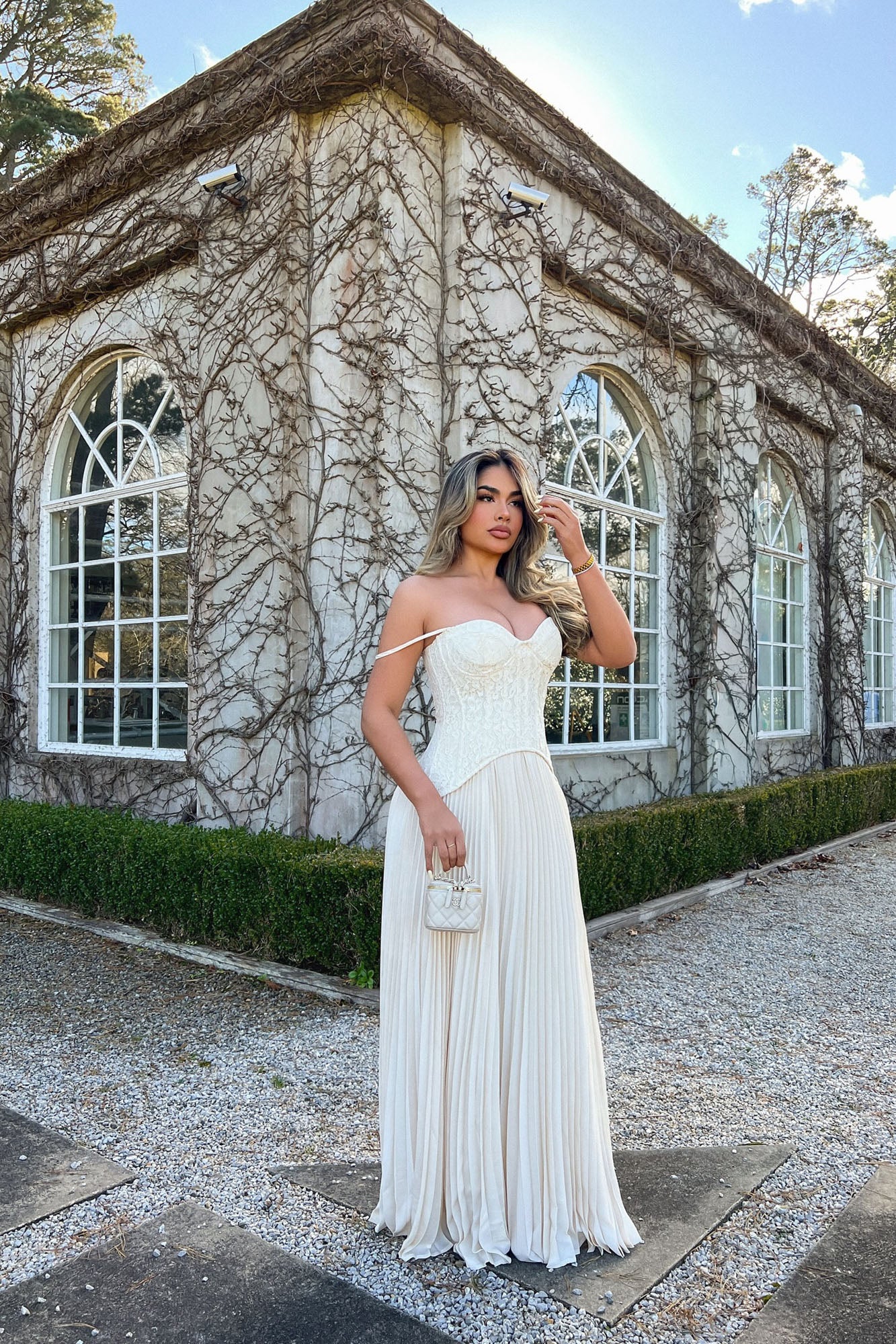 Maxi Dress (Cream) image 4