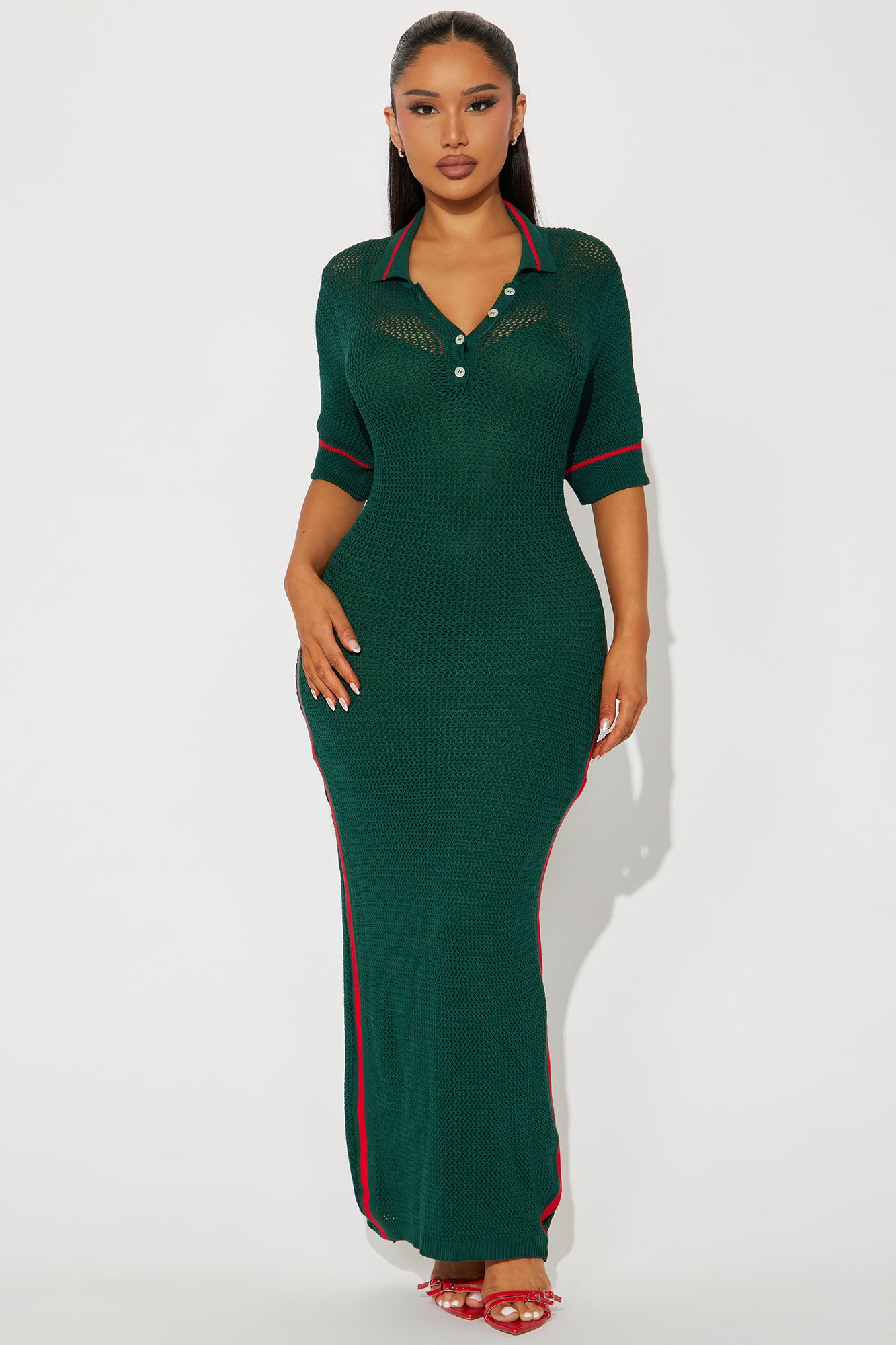 Sweater Maxi Dress (Hunter)