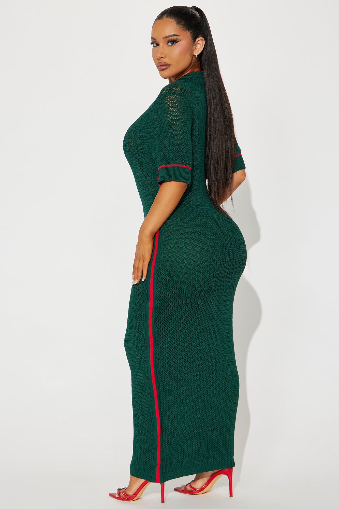 Sweater Maxi Dress (Hunter) image 3