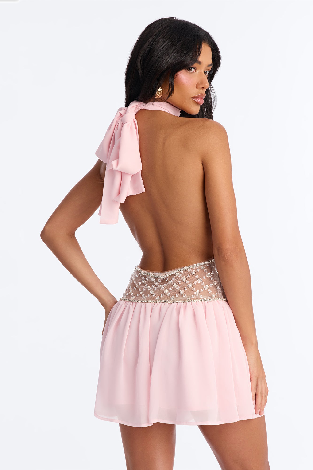 Mini Dress (Light Pink) image 4