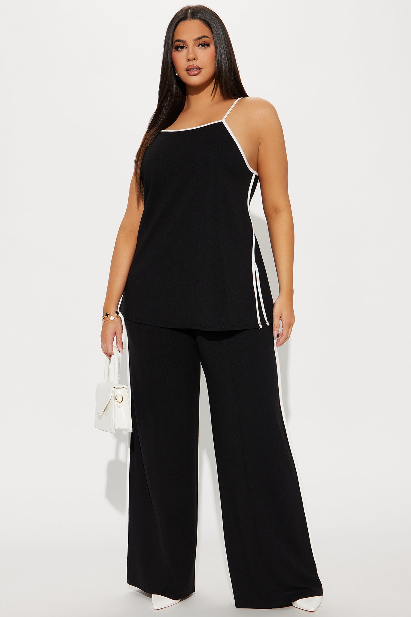 Pant Set (Black/White) image 4