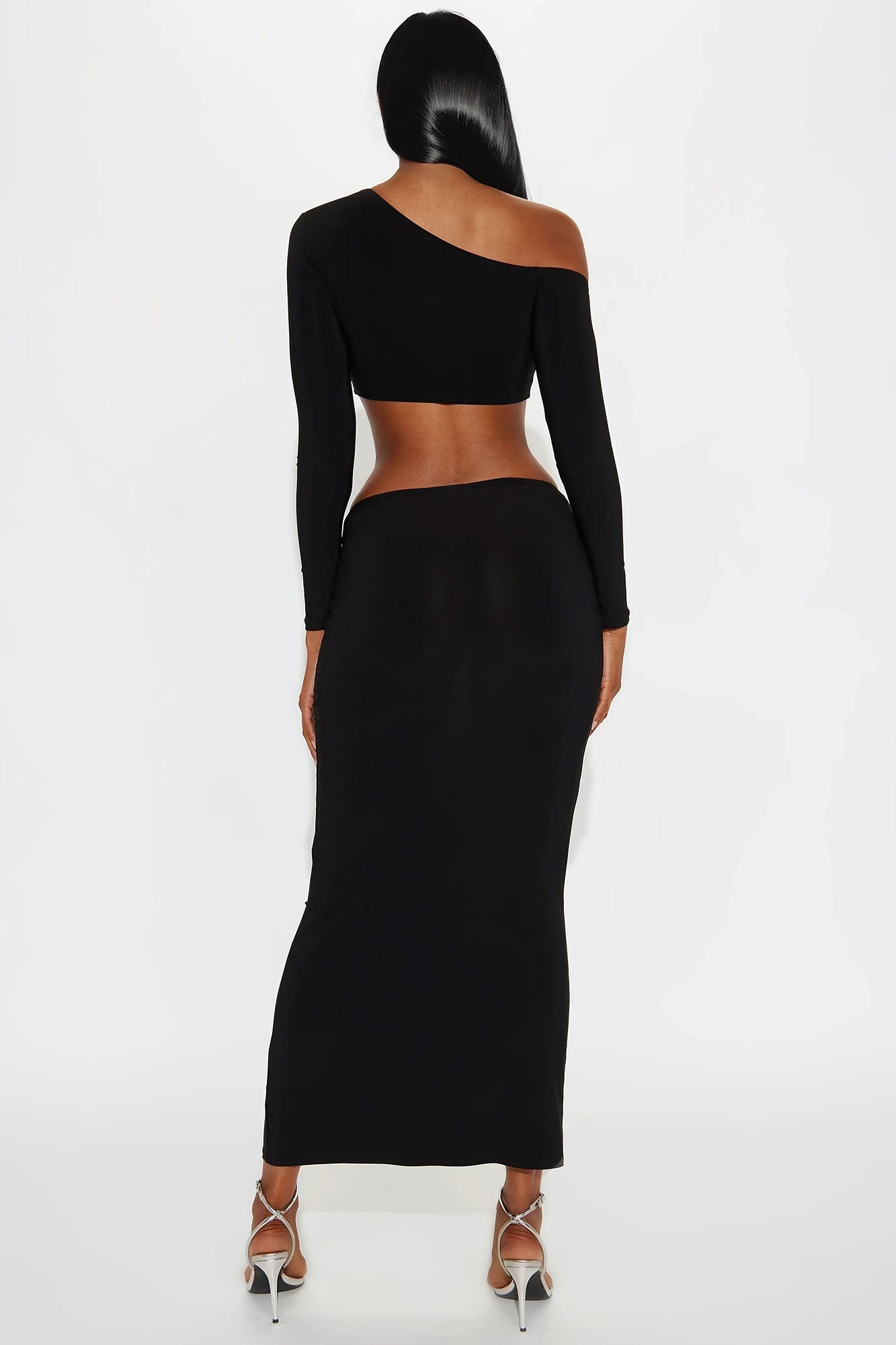 Maxi Skirt Set (Black) image 3
