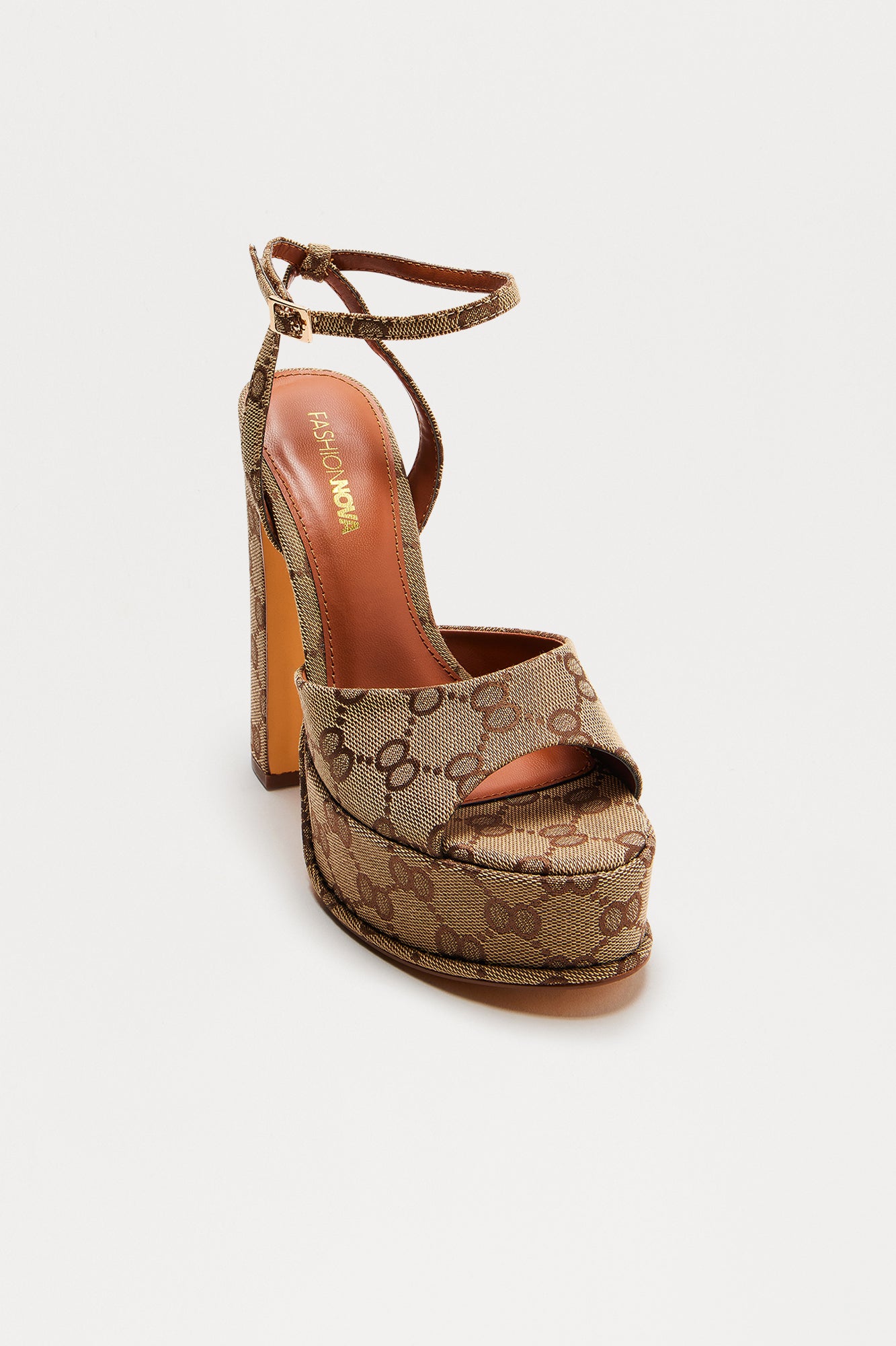 Prosecco Ultra Platform Heels (Brown/combo) image 3