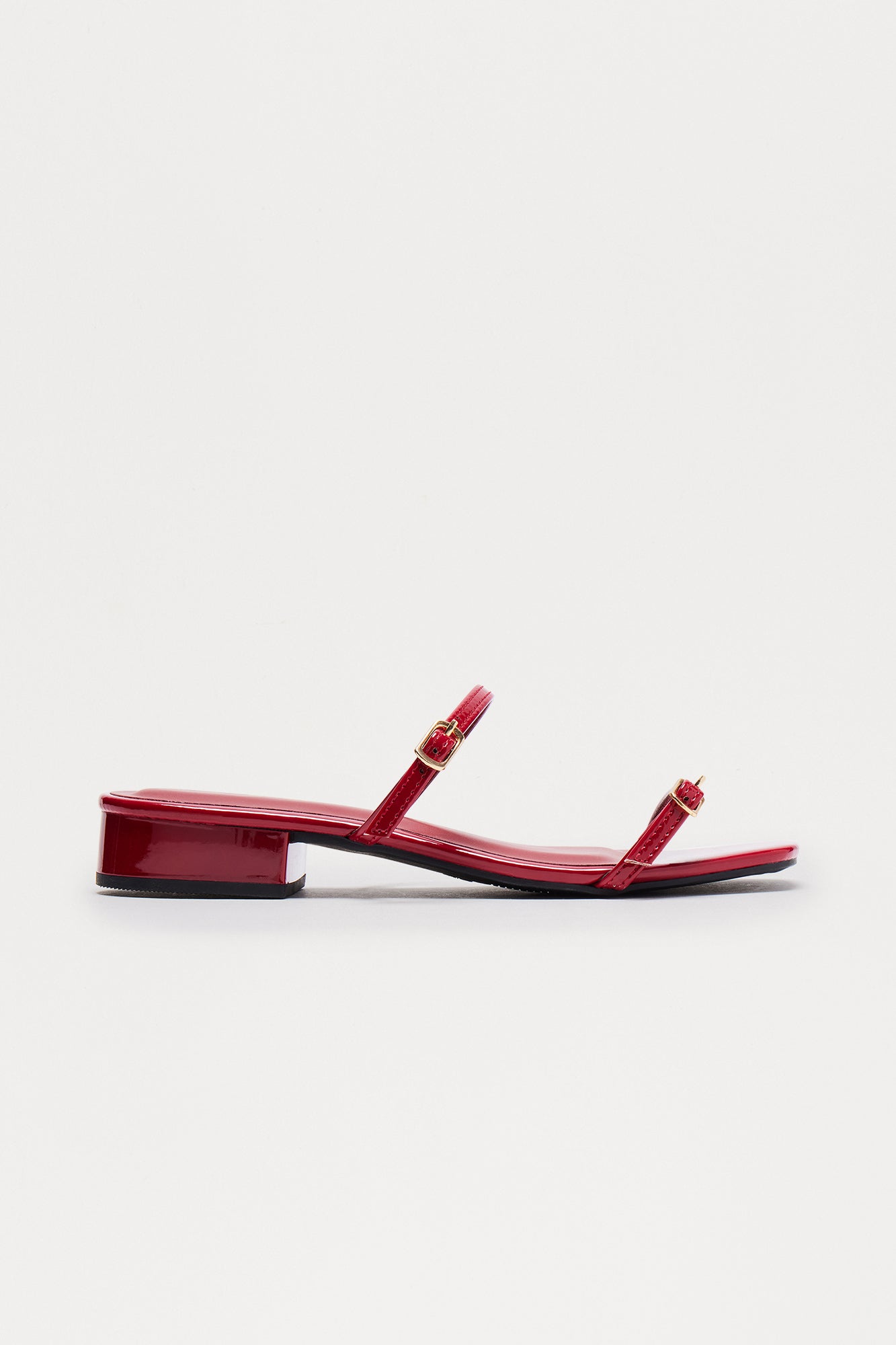 Arnie Heeled Sandals (Red)