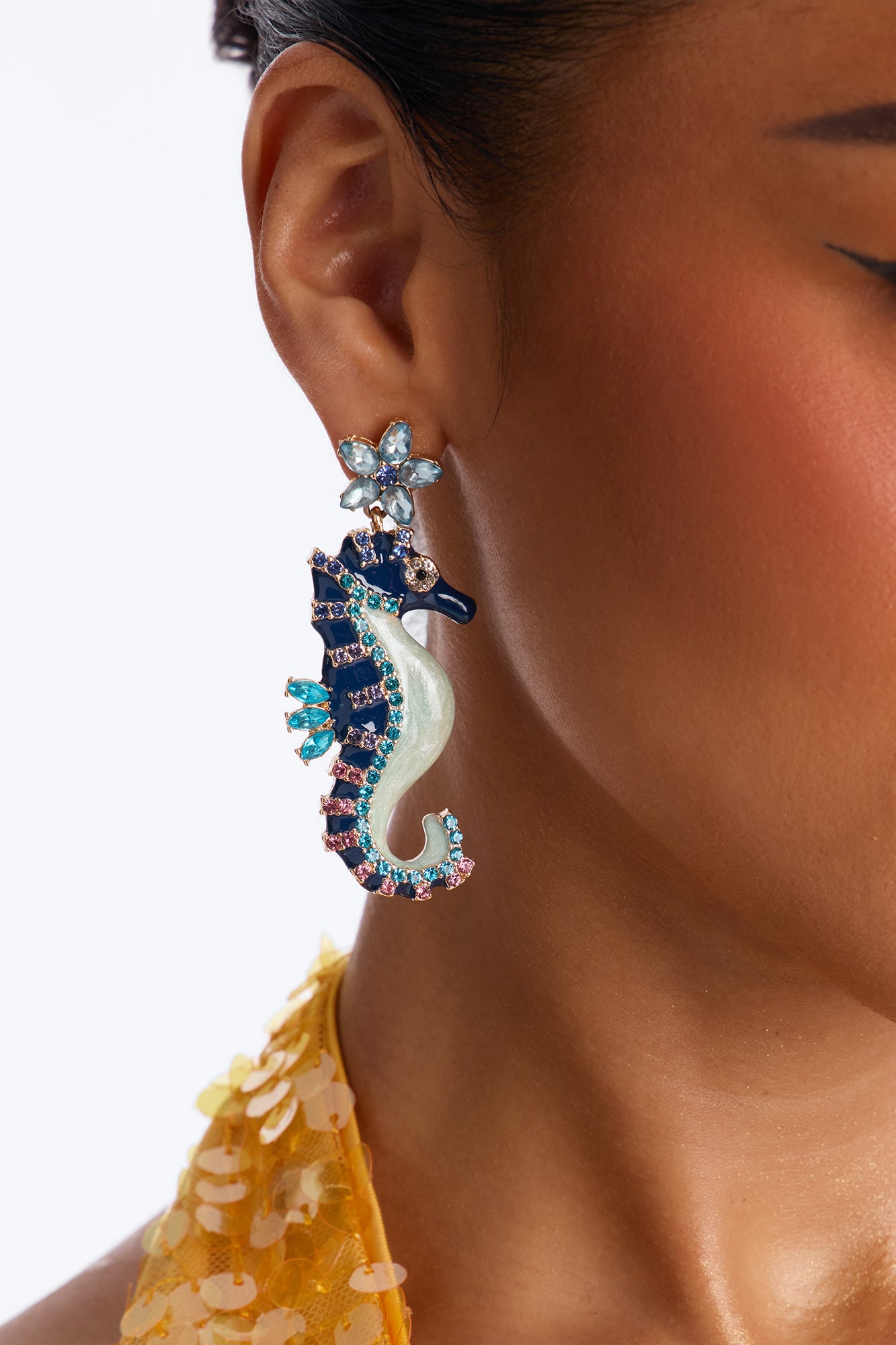 Sea Splash Earrings (Blue)