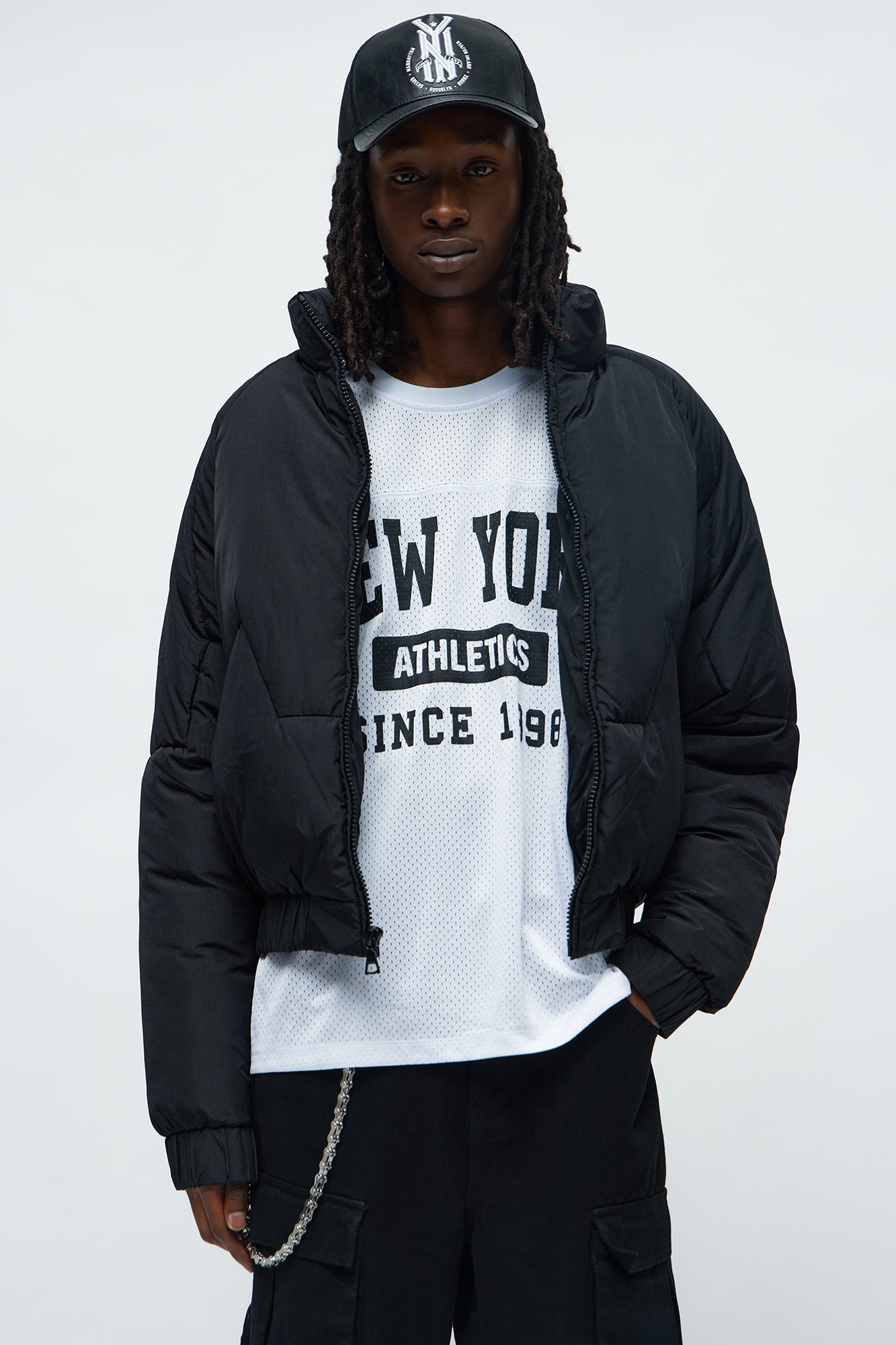 puffer jacket (Black)